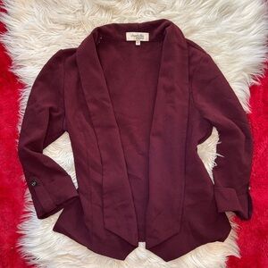 Charlotte Russe Deep Burgundy Jacket